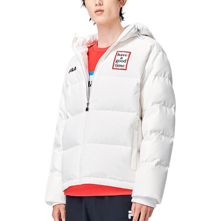 FILA Have A Good Time Collection Down Jacket Unisex Standard White Women's F11U149902F-WT