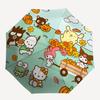1pc Hello Kitty Autumn Harvest Festival Umbrella - Automatic Opening/Closing, Portable Folding Design, 8-Bone Iron Frame, Outdoor Umbrella, Perfect Gi