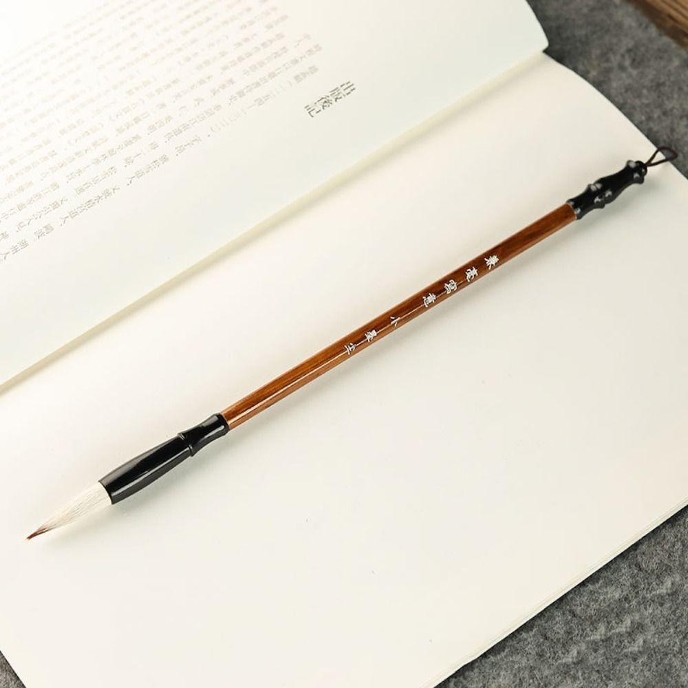 Oil Painting Chinese Calligraphy Brush Traditional Art Paint Brush Scriptures Writing Brush Class
