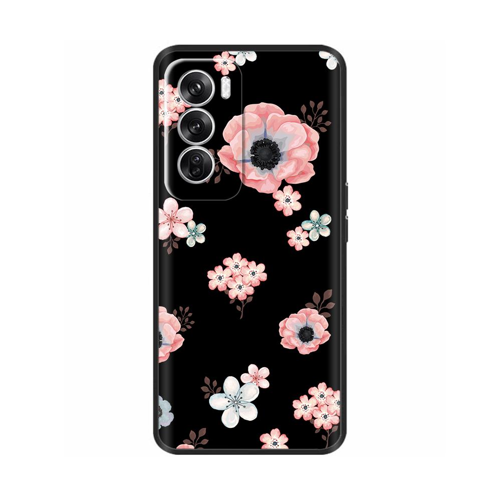 Роскошный painted чехол для OPPO Reno 12 Pro Задняя крышка Силиконовый чехол для телефона для OPPO Reno 12 Reno12 Pro 5G Защитный корпус Capas