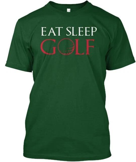 Eat Sleep Golf Funny T shirt Made in the USA Size S to 5XL