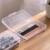 Пластиковый пенал, прозрачный ящик для хранения, портативный пенал, школьные принадлежности