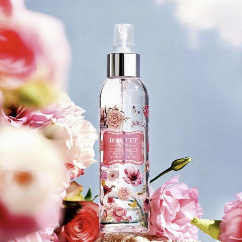 BOUQUET GARNI Fragranced Hair & Body Mist 145ml | Hair & Body Perfume Mist (6 Types Available)