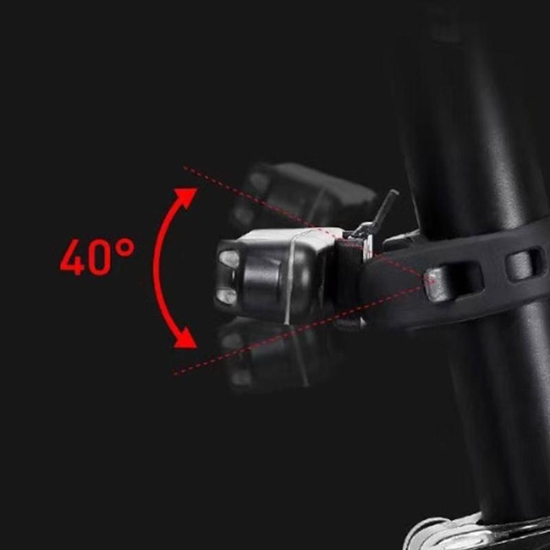 USB-перезаряжаемая велосипедная фара-фонарь, Предупреждающий задний фонарь LED для велосипедов, Водонепроницаемый задний фонарь для велосипедов, Задний фонарь для велосипедов