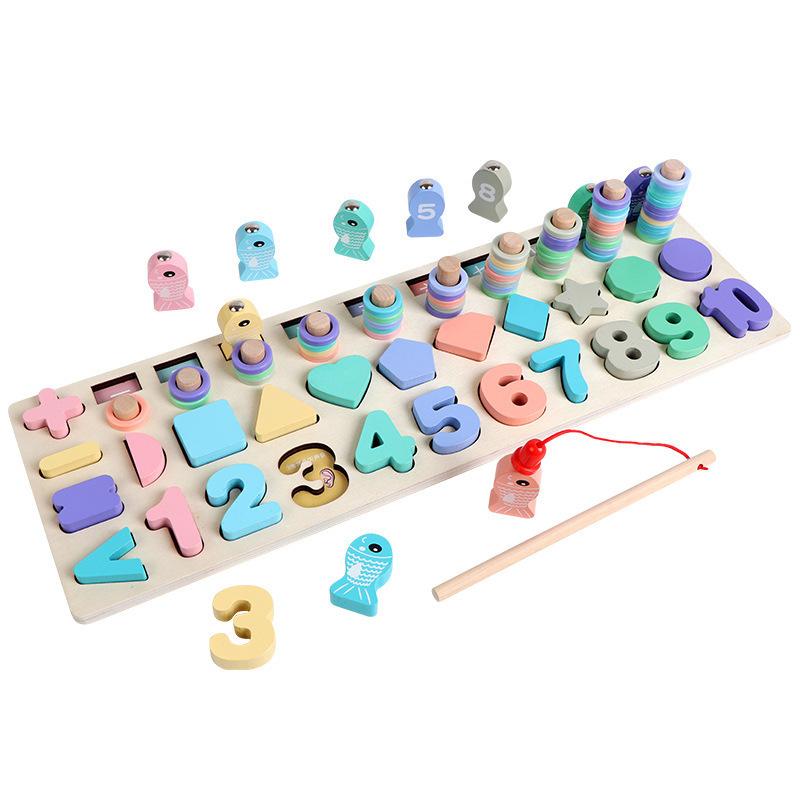 Цифры алфавит дорожное движение логарифмическая доска детское развитие образовательных способностей раннее детство образовательная головоломка строительный блок игрушка для рыбалки