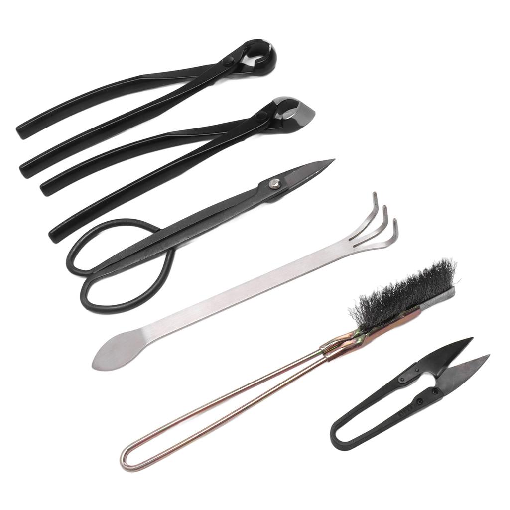 6pcs Succulent Plants Tools Stainless Steel Bonsai Tool Set Durable Succulent Gardending Hand Tools