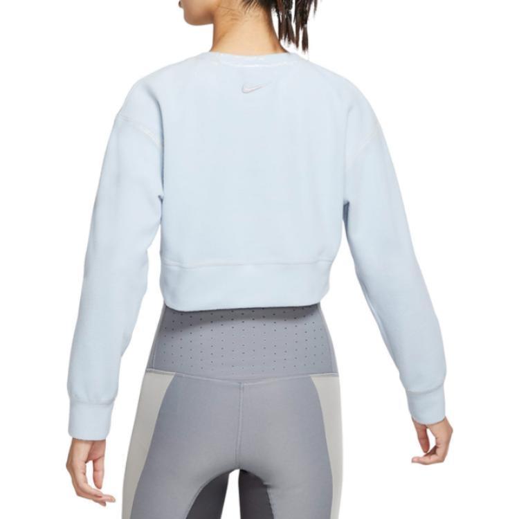 Nike Sweatshirts Women's Blue Crew Neck Moderate Regular DO6965-418