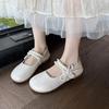 French Pearl Bow Mary Jane Shoes Women's 2025 New Skirt Single Shoes Gentle Style Versatile Ballet Shoes