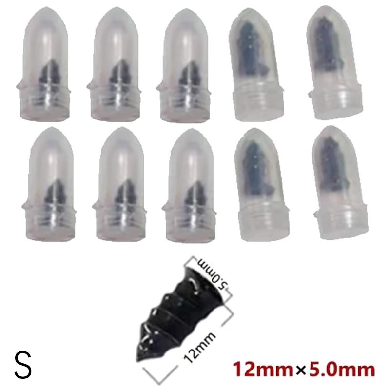 10Pcs Tire Repair Nail Self-Tapping Screw Plastic Nail Soft Rubber Screw Suitable For Car Motorcycle Tire Puncture Repair