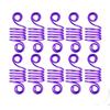 10Pcs Hair Braids Dreadlocks Beads Charms Cuffs Tubes Hair Accessories Spring Hair Rings  African