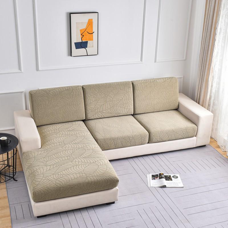 Водонепроницаемый эластичный чехол для дивана: Пылезащитный жаккардовый чехол для подушки на все времена года