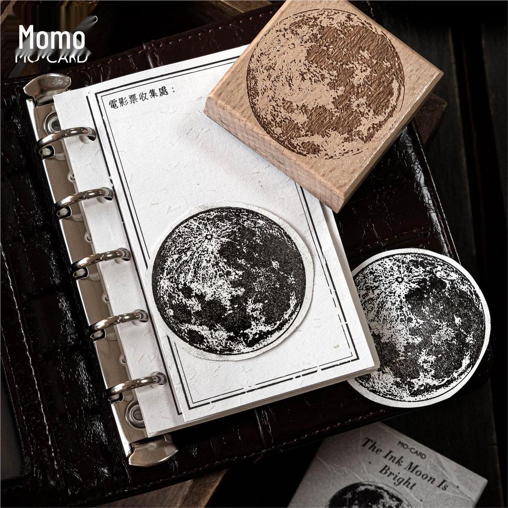 Штамп MòMò из бука - Серия ретро-декора для дневника 'Все вещи молчат' (8 типов)