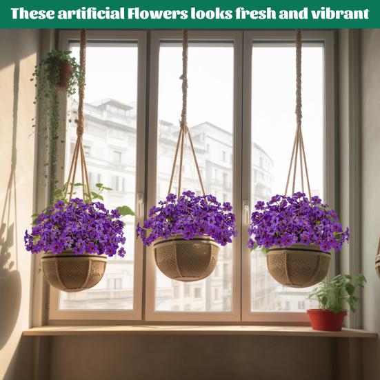 Моделирование растения, устойчивое к ультрафиолетовому излучению, не выцветает, низкие эксплуатационные расходы, 5 раздвоенных весенних трав, искусственные цветы, садовые украшения для дома