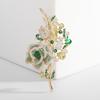 [Luxury Brooch] Luxury Elegant 1pc Sexy Vintage Women's Banquet Evening Dress Brooch, Flower Shape, Synthetic Zirconia and Copper | for Thanksgiving D