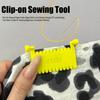 Насадка-клипса для швейной машины, направляющая для края, фиксатор стежка по краю, измеритель для шитья, инструмент для закатки кромки своими руками, направляющая для стежка для начинающих швей, ровные стежки