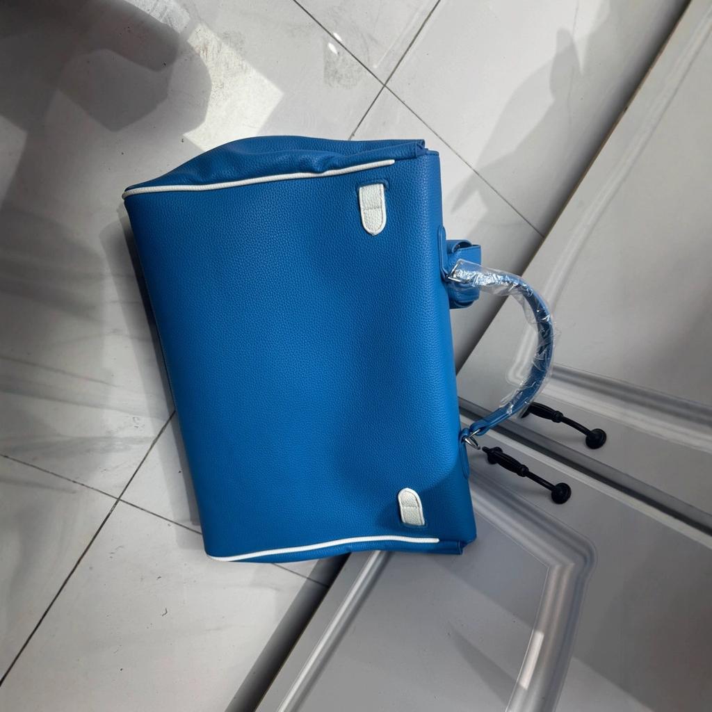 2025 Cross Border 35 см большой размер новая сумка кожаная сумка через плечо сумка с узором личи