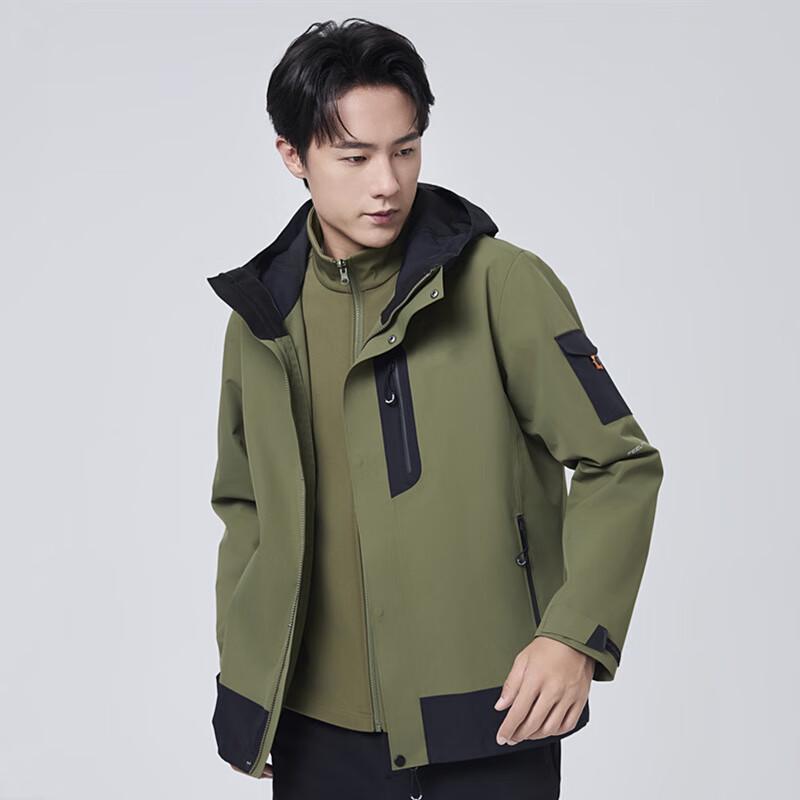 SCALER Мужская куртка 3-в-1 Softshell для активного отдыха