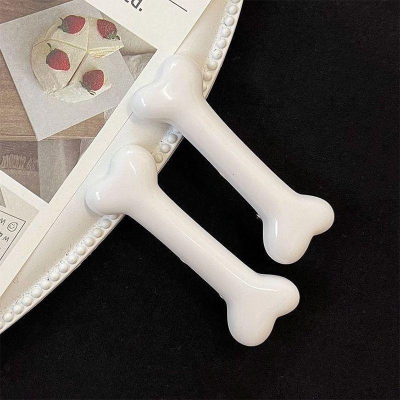 2 шт. Забавные косточки для волос, края заколок, милые головные уборы-заколки, креативные и простые заколки для головных уборов