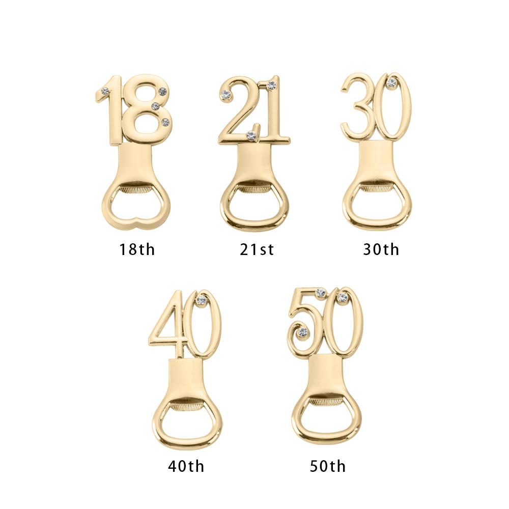 Гостевые подарки на годовщину, принадлежности для вечеринки, открывалки для бутылок, открывалка для пива, возраст, день рождения, барный инструмент