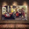 Vintage Car Poster Classic Racing Artwork Wall Art Sports Car Picture Print Canvas Painting Home Living Bedroom Restaurant Decor