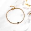 Heart Zircon Bracelet for Women Gold Color Micro Fashion  Jewelry Supply