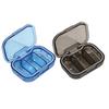 1/2/3pcs 3-Compartment Waterproof Pill Organizer Box Portable Mini Plastic Medicine Case Dustproof Compact Storage