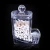 Clear Acrylic Q-tip Cotton Swab Box Case Makeup Storage Organizer Holder