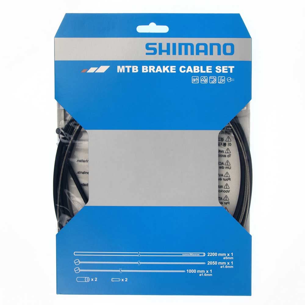 SHIMANO Repair Parts Brake Cable Set Stainless Steel MTB Black