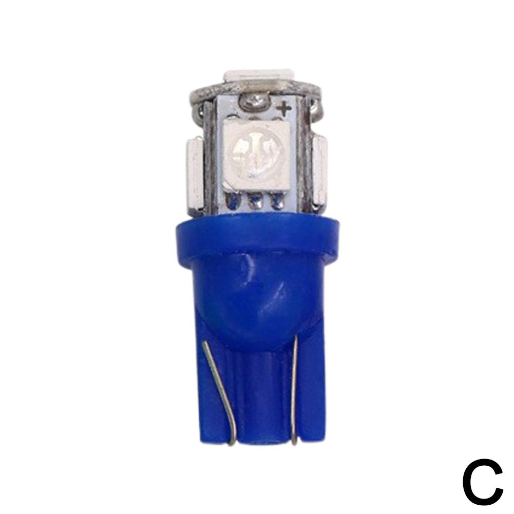 1 шт. T10 5W5 W5W светодиодная лампа 5050 5SMD 12 В автомобильная лампа для чтения салона боковая лампа для мотоцикла номерной знак клиновой купол номерной знак багажник Lam P2G6