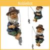 Hg-f0212 Цветная фигурка рыбака из смолы Декорация для аквариума Цветочный горшок