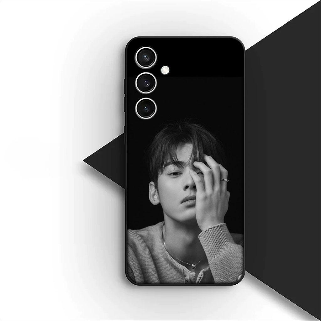 Casing Phone Cover for Samsung Galaxy S25 S24 S23 FE Ultra Plus S7 Edge S25+ S23+ A56 5G Case Cha EunWoo Lee Dong min Eun Woo