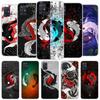 Япония Рыба Кои Инь Ян Искусство Чехол для Телефона для Samsung Galaxy A12 A22 A32 A52 A72 A02S Чехол для Телефона Note 20 Ultra 10 S10 Plus A5