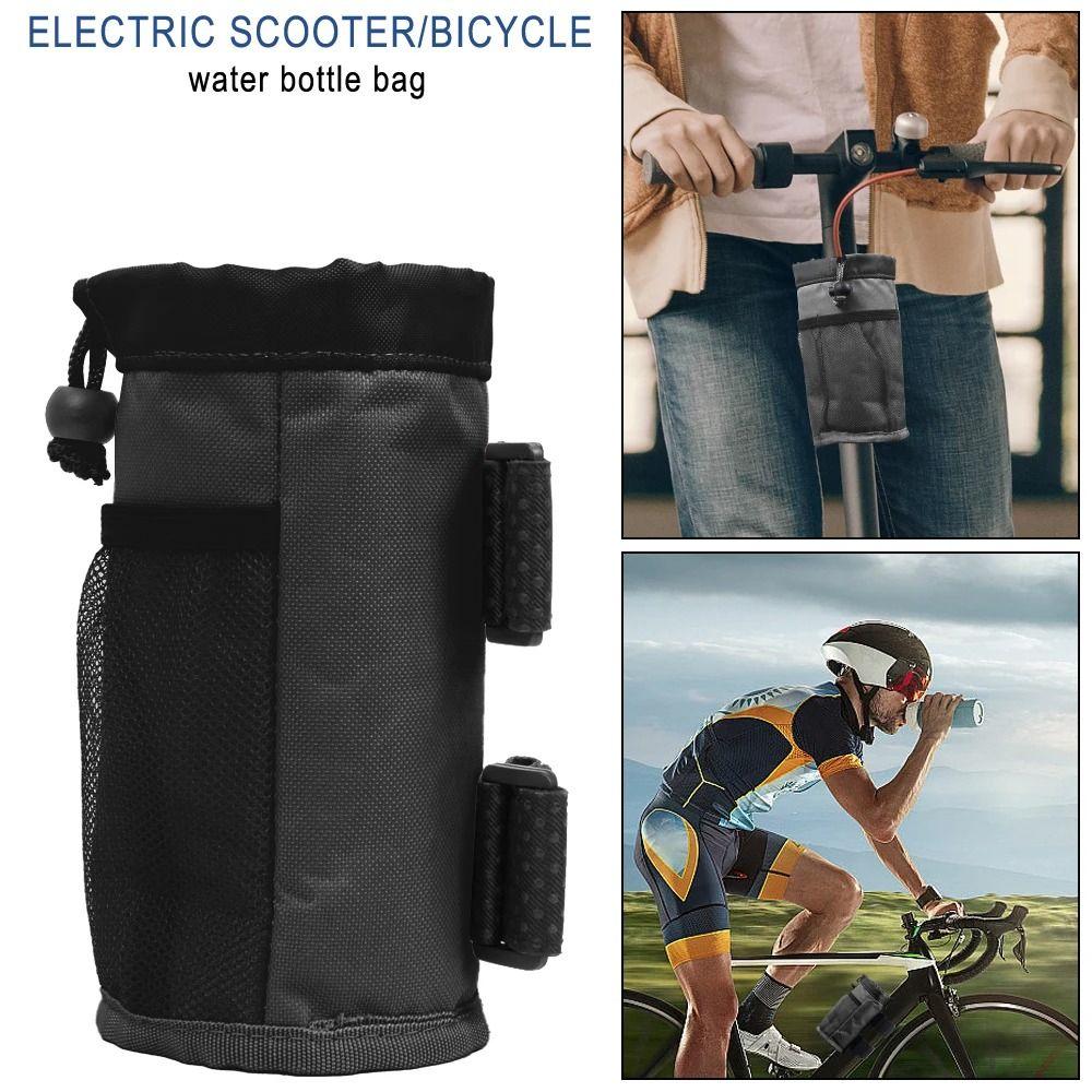 Сетчатая сумка Держатель для бутылки на руль Регулируемый держатель для бутылки для велосипеда Аксессуары Сумка для самоката