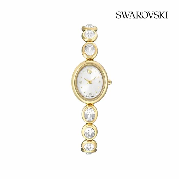 [Swiss made] Imber oval gold-tone metal watch 5754812