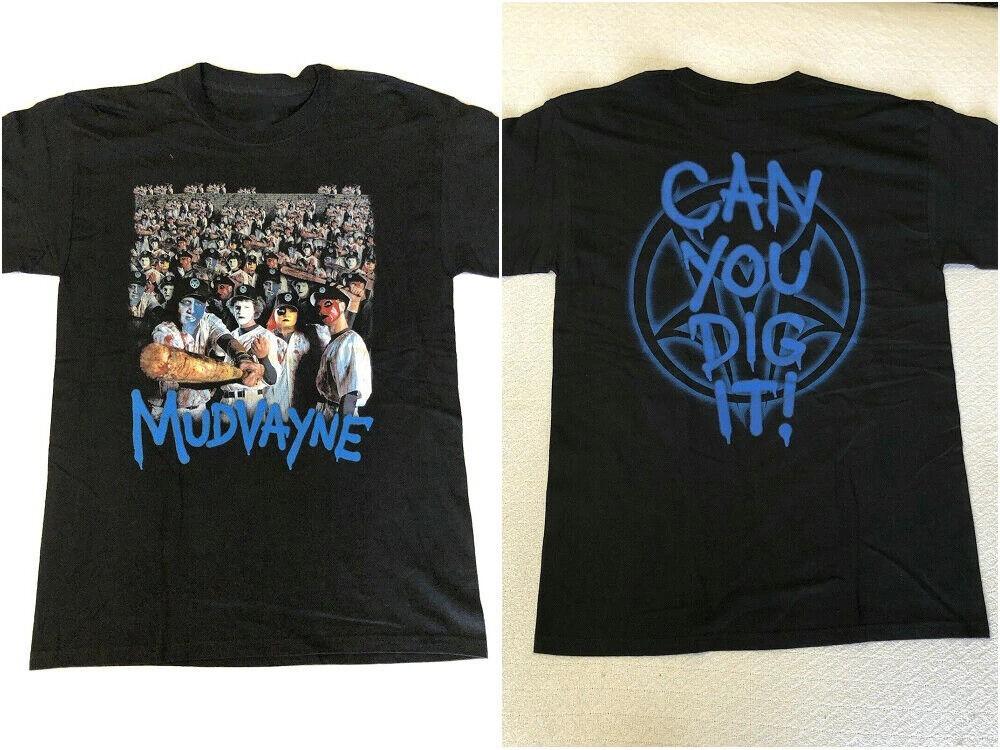 2 стороны CAN YOU DIG IT Футболка Mudvayne Классическая Черная Унисекс S-4XL ND1542 Унисекс Футболка
