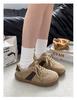 Осенняя новая повседневная обувь в стиле ретро для женщин 2024 года, универсальные повседневные туфли Майяра с мягкой подошвой, спортивная обувь с толстой подошвой, подходящая по цвету