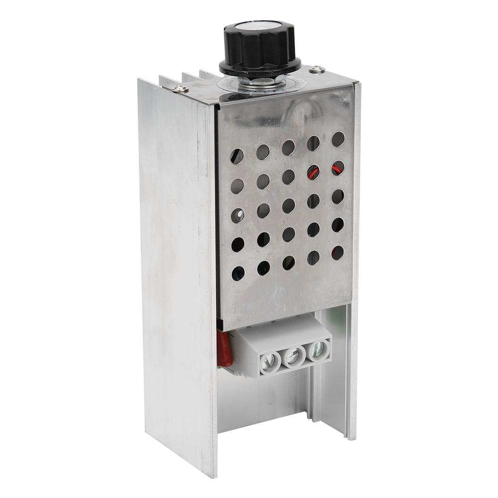 10000 Вт сверхмощный регулятор напряжения SCR, регулятор скорости, диммер, термостат, переменный ток 220 В