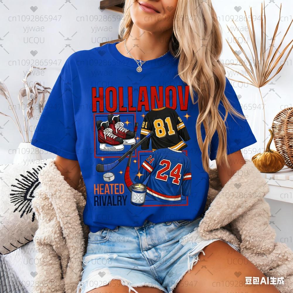 26 Heated Rivalry Hockey Jersey short Sleeves Tee Unisexs WoUnisex Rozanov HOLLANDER Tshirt Unisex Tops Pullovers tshirt