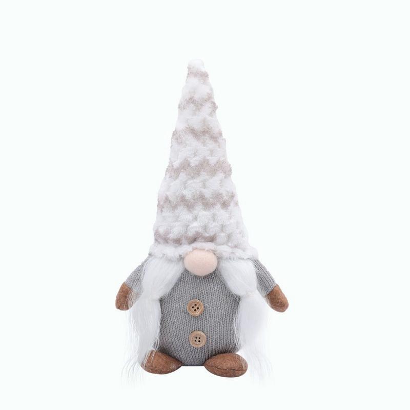 Nordic Plush Knitted Christmas Decoration Faceless Doll New Year Forest Elderly Ornaments