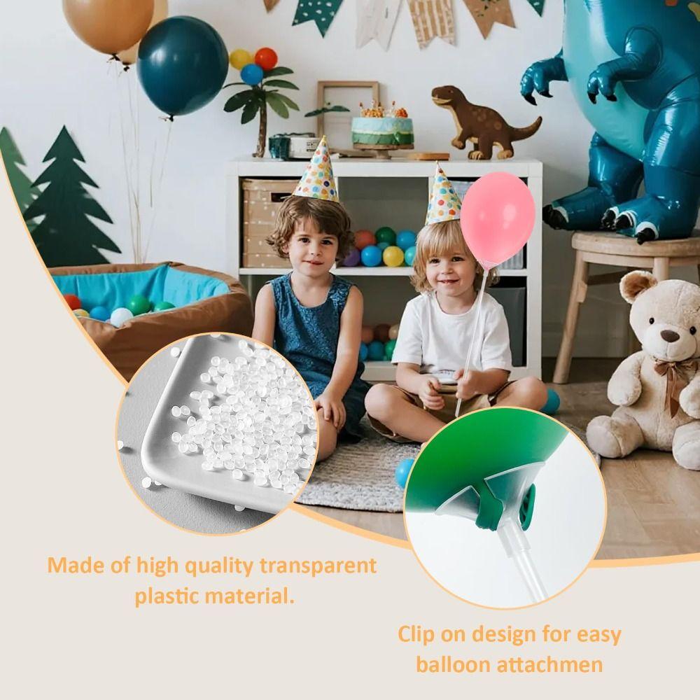 100 шт. НОВЫЙ Прозрачный Держатель для Воздушных Шаров Многоцелевой Прочный Стержень для Дисплея Шаров Многоразовый Стержень и Стаканчик для Шаров Вечеринка