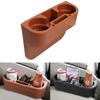 Car Gaps Filler Organizer Multifunctional Gaps Storage Box with Cup Holder Console Side Pouch for Wallet
