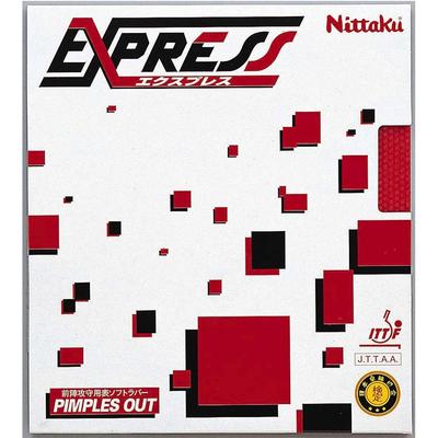 Nittaku Накладка для настольного тенниса Express Table Soft Красная Толстая Для начинающих NR-8521