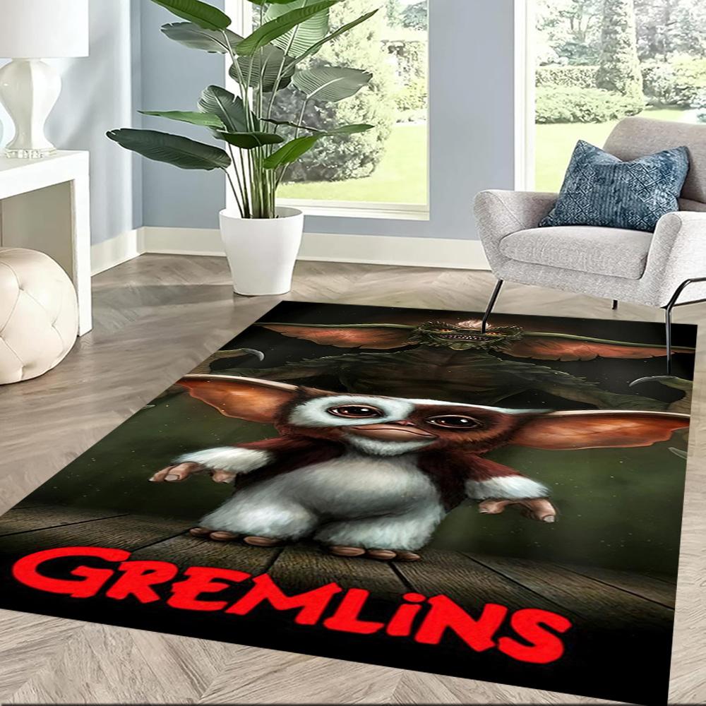 Gremlins 30th Anniversary Poster Square rugs are a great choice for living rooms, bedrooms, home décor, and as gifts.