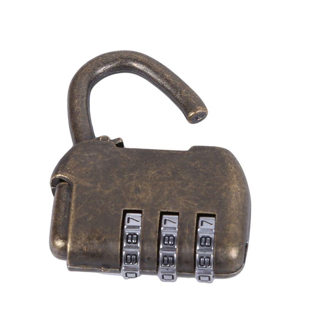 Anti-Theft Digit Cabinet Resettable Combination Case Keyless Padlock Password Lock Code Lock