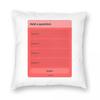 Reasonable Test Me Square Pillowcase Polyester Linen Velvet Creative Zip Decorative Home Cushion Cover