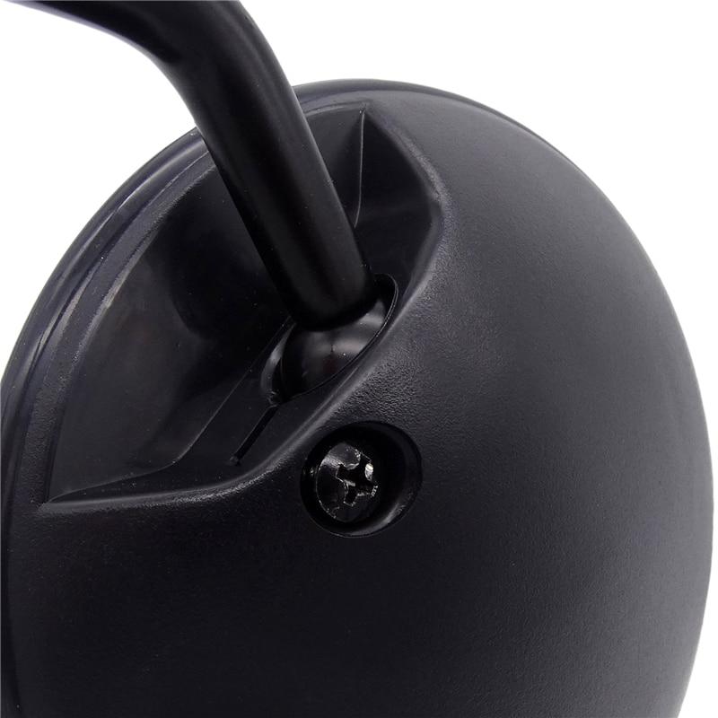 1 пара универсальных зеркал заднего вида для мотоцикла, 10 мм, с ручкой, боковые круглые зеркала, алюминий для Honda Suzuki Yamaha Kawasaki