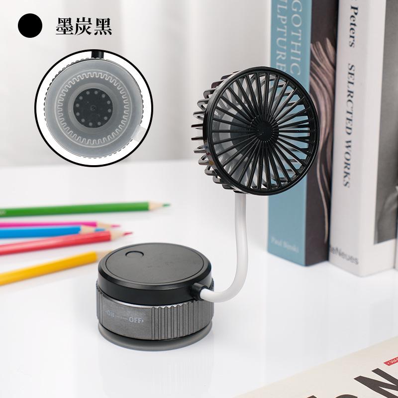 Small Fan with 3 Speed Settings Strong Airflow Low Noise USB Rechargeable Battery Operated Pocket Fan