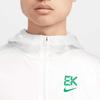 Nike Невероятно легкая ветровка Kipchoge Windrunner с капюшоном на молнии, легкая спортивная куртка, мужские куртки, Summit-White, Stadium-Green, FV9607-121