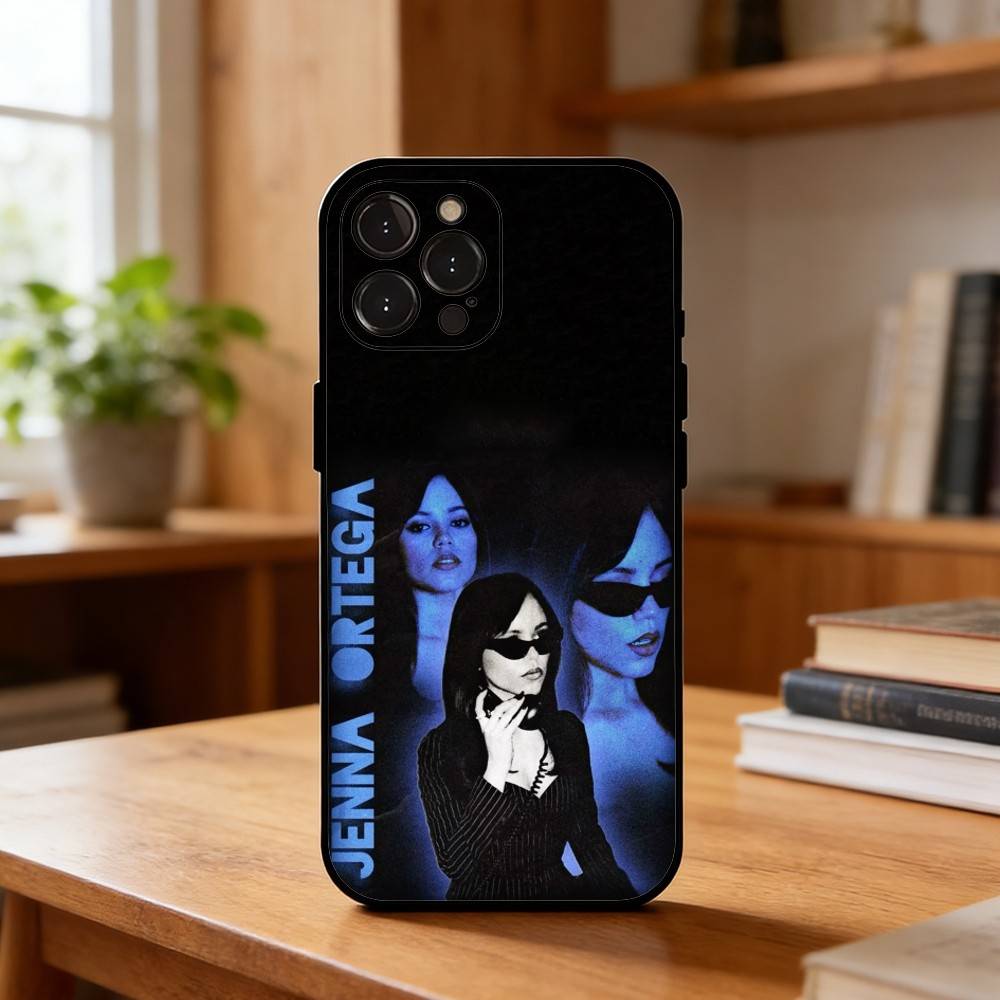Прекрасный чехол для телефона с Дженной Ортегой Для iPhone 17 16 15 14 13 12 11 Pro Max Plus, 5G Мягкий черный чехол