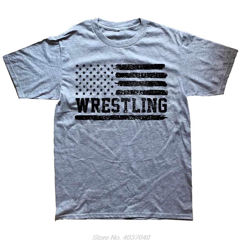 Vintage Wrestling Gift Classic Funny Gift T-Shirt Students Wrestler Cotton Holiday T Shirt Hip Hop Streetwear Summer Men Tshirt